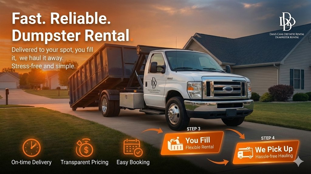 Branded Dans Cans Dumpster